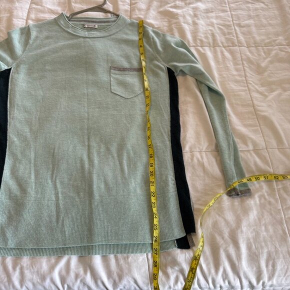 Smartwool Shadow Pine Pocket Sweater in Frosty Green Heather - Picture 8 of 10